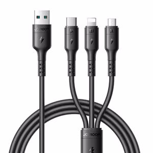 USB Kaabel Joyroom S-A61 USB-A kuni USB-C/Lightning/MicroUSB 3.5A 1.2m must