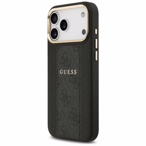 GUESS ümbris jaoks IPHONE 17 Pro Max compatible with MagSafe GUHMP17XPG4SEMCK (PU W/ 4G Stripe) must