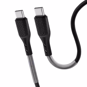 Kaabel USB C to USB C Forcell F-Energy QC4.0 PD 5A 66W Carbon 1 m CB-02C must