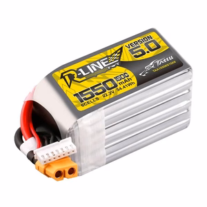 Аккумулятор Lipo Tattu R-Line версии 5.0, 1550 мА·ч, 22,2 В, 150C, 6S с разъемом XT60