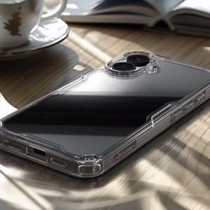 Nillkin Nature Pro Ümbris jaoks iPhone 16 - läbipaistev and valge