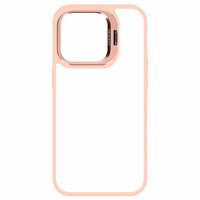 Tel Protect Kickstand Ümbris + camera glass (lens) jaoks Iphone 14 Pro Max light roosa