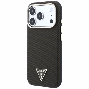 Guess Kevlar Triangle Logo MagSafe ümbris mudelile iPhone 17 Pro / 18 Pro – värv: pruun