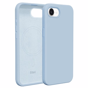 Etteri Silikoon Mag ümbris for iPhone 16e / 17e helesinine