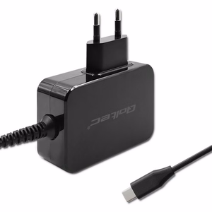 Qoltec 52386 GaN Power Pro Laadija 65W USB-C Must