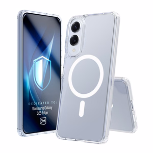 3mk Armor MagCase jaoks Samsung Galaxy S25 Edge - Läbipaistev