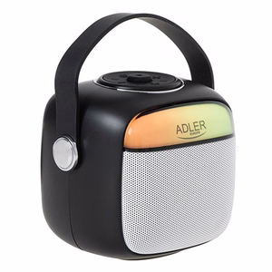 Adler AD 1199 karaoke kõlar mikrofoniga, SD/USB/AUX/Bluetooth, must
