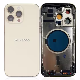 Tagakaas Ühildub iPhone 14 Pro Max full housing / Kuldne / OEM