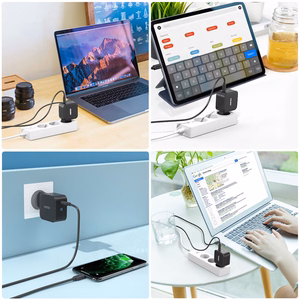 Choetech GaN USB Type C wall Laadija 61W Power Delivery must (Q6006)