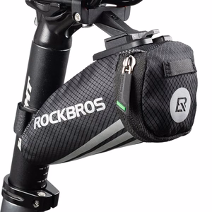 Rockbros C28 sadulaalune jalgrattakott – must