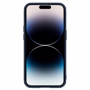 Nillkin Textured S Case iPhone 14 Pro Max бронированный чехол с защитой камеры синий