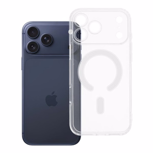CLEAR MAG ÜMBRIS with camera protection compatible with MagSafe jaoks IPHONE 17 Pro Max läbipaistev