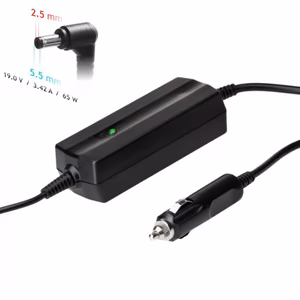 Autolaadija jaoks laptop Akyga AK-ND-31 (19V / 3.42A 65W 5.5 x 2.5mm) ASUS / TOSHIBA 1.2m