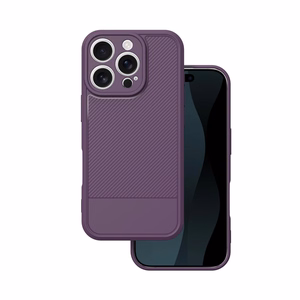 Simple Carbon чехол iPhone 17 Pro 6,3" фиолетовый