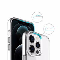 Hybrid Crystal ümbris jaoks iPhone 12 Pro 6,1" läbipaistev