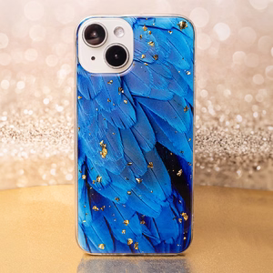 Kuldne Glam ümbris jaoks Samsung Galaxy A35 5G sinine