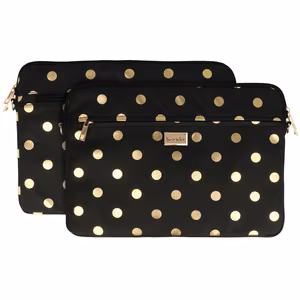 Wonder Sleeve Laptop 13-14 inches kuldne polka-dot