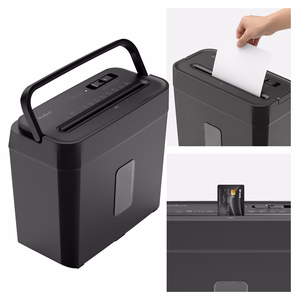 Kompaktne ristlõikega paberipurustaja, P-4 GDPR, 4 lehte, 8 l