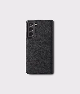 Ringke Folio Signature Flip Leather ümbris Samsung Galaxy S22 + (S22 Plus) must (FSS118R262)