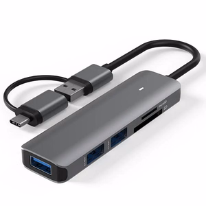Adapter USB 3.0 – 3x USB 3.0, SD, TF