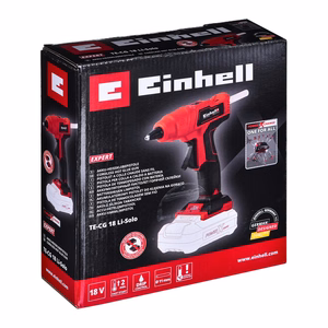 Einhell TE-CG 18 Li-Solo – aku-kuumliimipüstol, must/punane