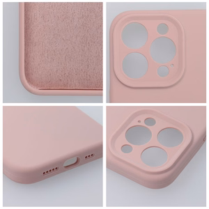 Ümbris Silikoon 2mm jaoks IPHONE 15 Pro Max sand roosa