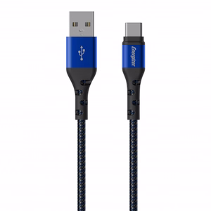 Energizer Ultimate C520CKBL USB-A–USB-C laadimis- ja andmekaabel, 2 m, sinine