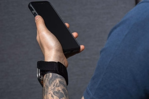 FORCELL F-DESIGN FA05 nylon strap jaoks APPLE Watch 42 / 44 / 45 / 49 mm must