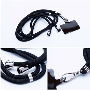 SWING (6mm) Phone lanyard, Phone pendant with adjustable length / cord length 165cm (max 82.5cm in the loop) / on the shoulder or neck - must