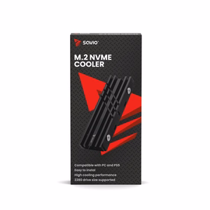 SAVIO AK-60 jahuti M.2 NVME 2280 draividele, must