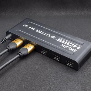 Qoltec 51798 aktiivne HDMI splitter 4 x HDMI 4K x 2K | 3,4 Gb/s