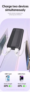 External battery Akupank Awei P19K 5V/2.4A 20000mAh must