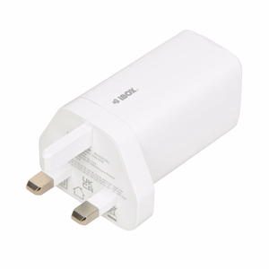 iBOX C-65 valge, GaN 65W universal charger UK plug