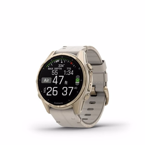 Garmin Fenix 8 3.3 cm (1.3") AMOLED 43 mm digitaalne 416 x 416 pikslit puuteekraan kuldne Wi-Fi GPS (satelliit)