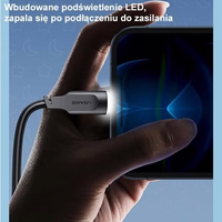 USAMS Kaabel lightning 2,4A 1,2m Fast Charging Lithe Series lilla SJ565USB03 (US-SJ565)