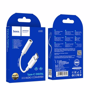 HOCO adapter USB Type-C (M) - AUX 3.5mm (F)