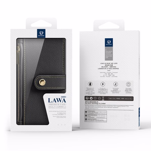 Dux Ducis Lawa Leather Ümbris jaoks iPhone 16 Pro Max - Must