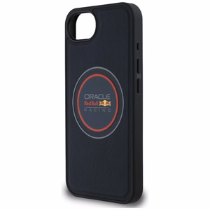 Original Ümbris RED BULL Meshed Logo and Punane Ring MagSafe jaoks Iphone 16e tumesinine