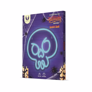 Neon PLEXI LED GRAFFITI SKULL türkīis FPNE15 Forever Light