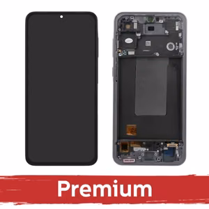 LCD-ekraan Samsung A566 A56 5G jaoks koos raamiga, Graphite (OEM)