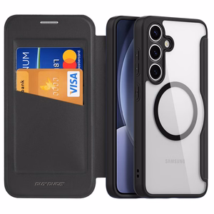 Dux Ducis Skin X Pro ümbris jaoks Samsung Galaxy S25 with MagSafe and wallet - must