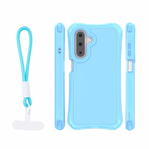 Safepop ümbris rihmaga Samsung Galaxy A17 4G / A17 5G / A26 5G jaoks sinine