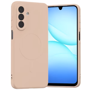 Mercury полусиликоновый Magsafe Samsung Galaxy A17 розовый песок