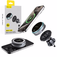 Blavec autohoidja BHC-05 Qi2.2 25W magnetiliselt eemaldatav induktsioonlaadimise ja aktiivse jahutusega õhuventilatsiooni (BHC05-MWIB) must