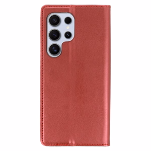 Smart Magneto Ümbris jaoks Motorola Edge 40 Pro burgundia