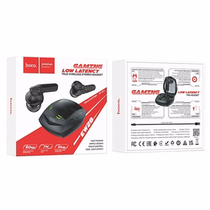 HOCO juhtmevaba gaming kõrvaklapid bluetooth TWS EW28 must