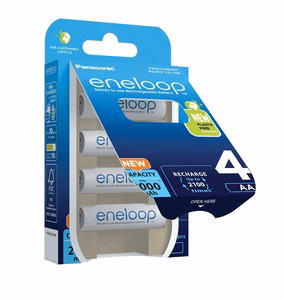Laetavad patareid PANASONIC ENELOOP AA 2000 mAh 4 tk (BK-3MCDE/4CP)