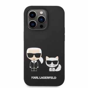 Karl Lagerfeld KLHMP14LSSKCK iPhone 14 Pro 6.1 "hardcase must / must Liquid Silicone Karl & Choupette Magsafe