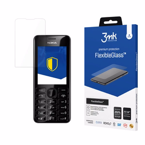Nokia 206 – 3mk FlexibleGlass telefoni ekraanikaitse