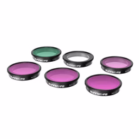 Komplekt of 6 filters MCUV+CPL+ND4+ND8+ND16+ND32 Sunnylife jaoks Insta360 GO 3/2